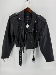 Vintage Wilsons Leather Motorcycle Jacket Size Medium
