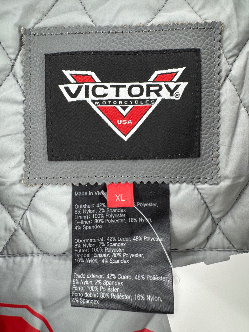 Victory Black Motorcycle Jacket Liner Size XL 