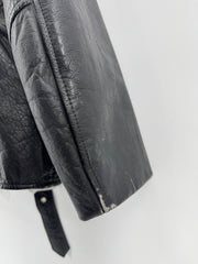 Vintage Wilsons Leather Crop Motorcycle Jacket Thinsulate Size Medium