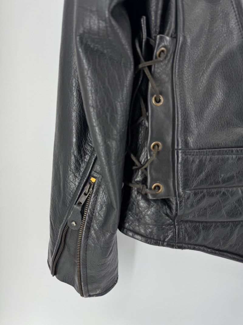 Xelement Advanced Motorcycle Gear Leather Jacket Size LG