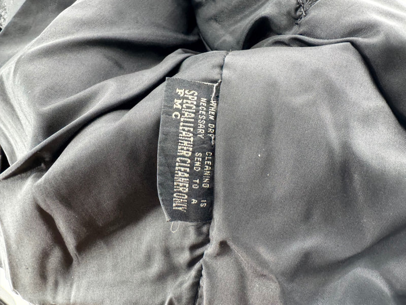 Vintage Wilsons Leather Motorcycle Jacket Size Medium