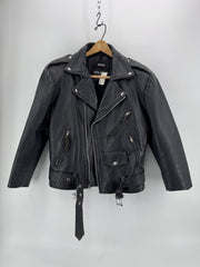 Vintage Wilsons Leather Crop Motorcycle Jacket Thinsulate Size Medium
