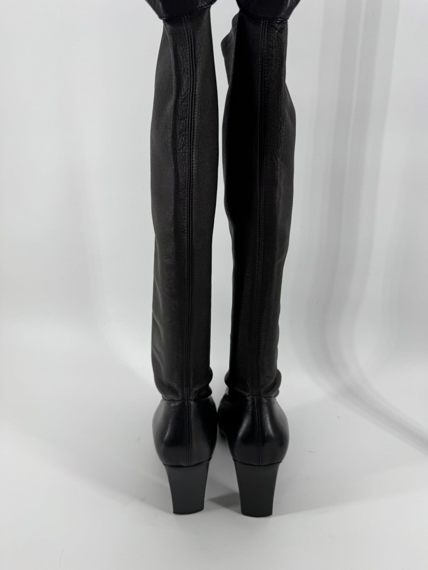 Chanel Knee High Leather Boots