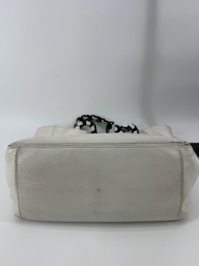 Chanel Cambon Ligne Tote - White