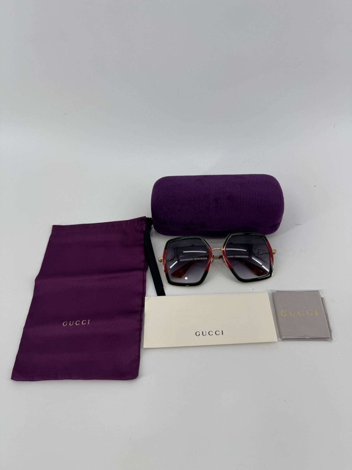 Gucci Oversized Web Sunglasses