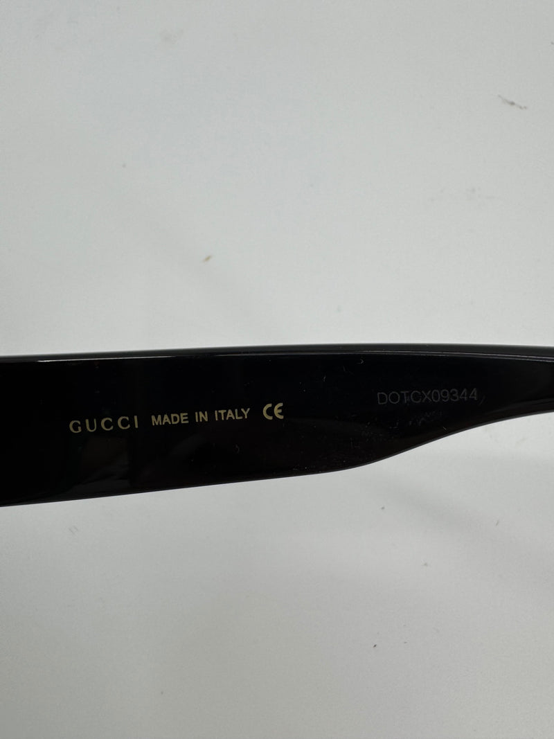 Gucci Glitter Oversized Sunglasses