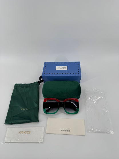 Gucci Glitter Oversized Sunglasses