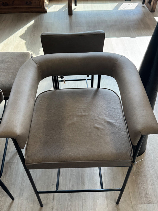 Light Brown Arm Barstool