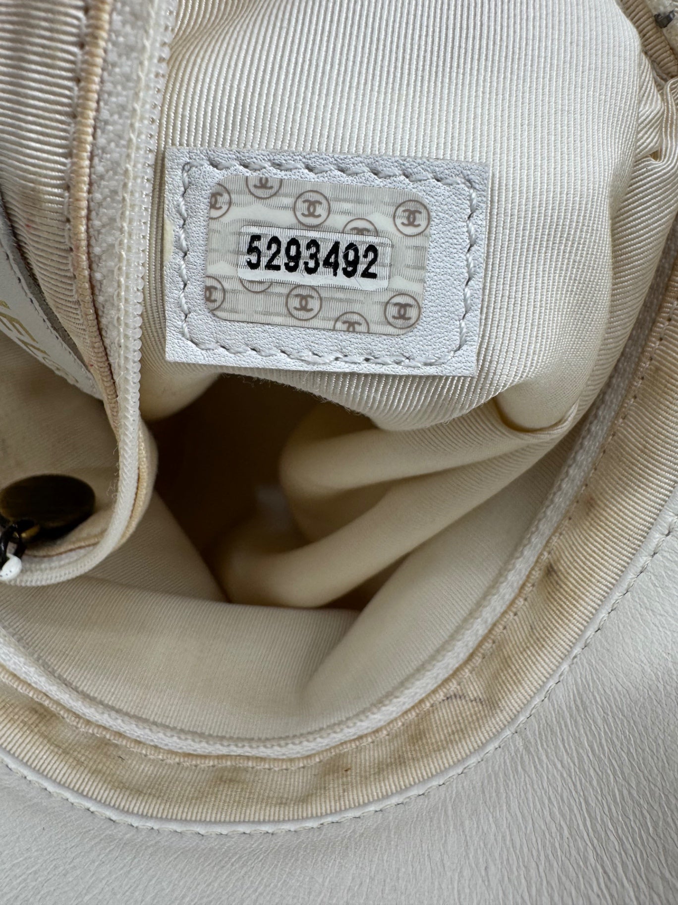 Chanel Cambon Ligne Tote - White