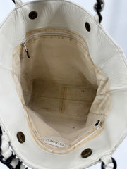 Chanel Cambon Ligne Tote - White