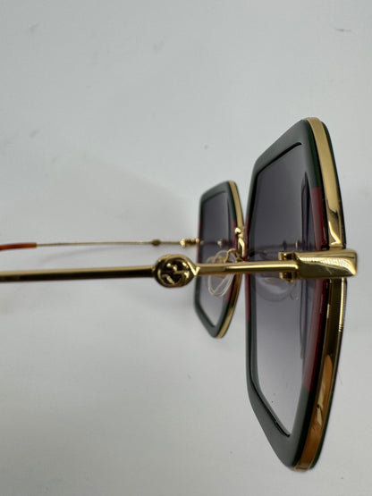 Gucci Oversized Web Sunglasses