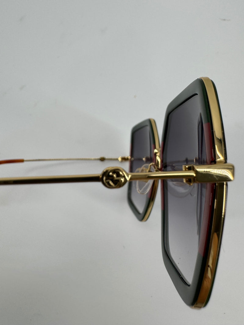Gucci Oversized Web Sunglasses