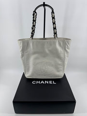 Chanel Cambon Ligne Tote - White
