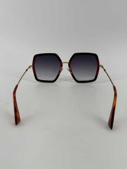 Gucci Oversized Web Sunglasses