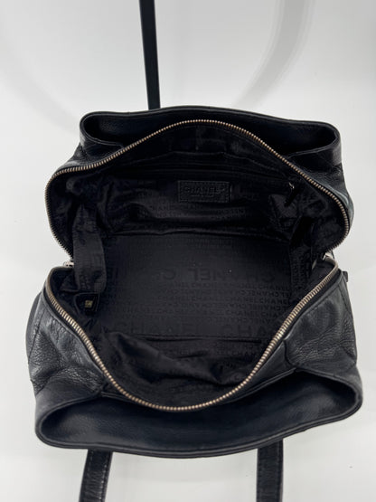 Chanel Pebbled Leather Shoulder Bag
