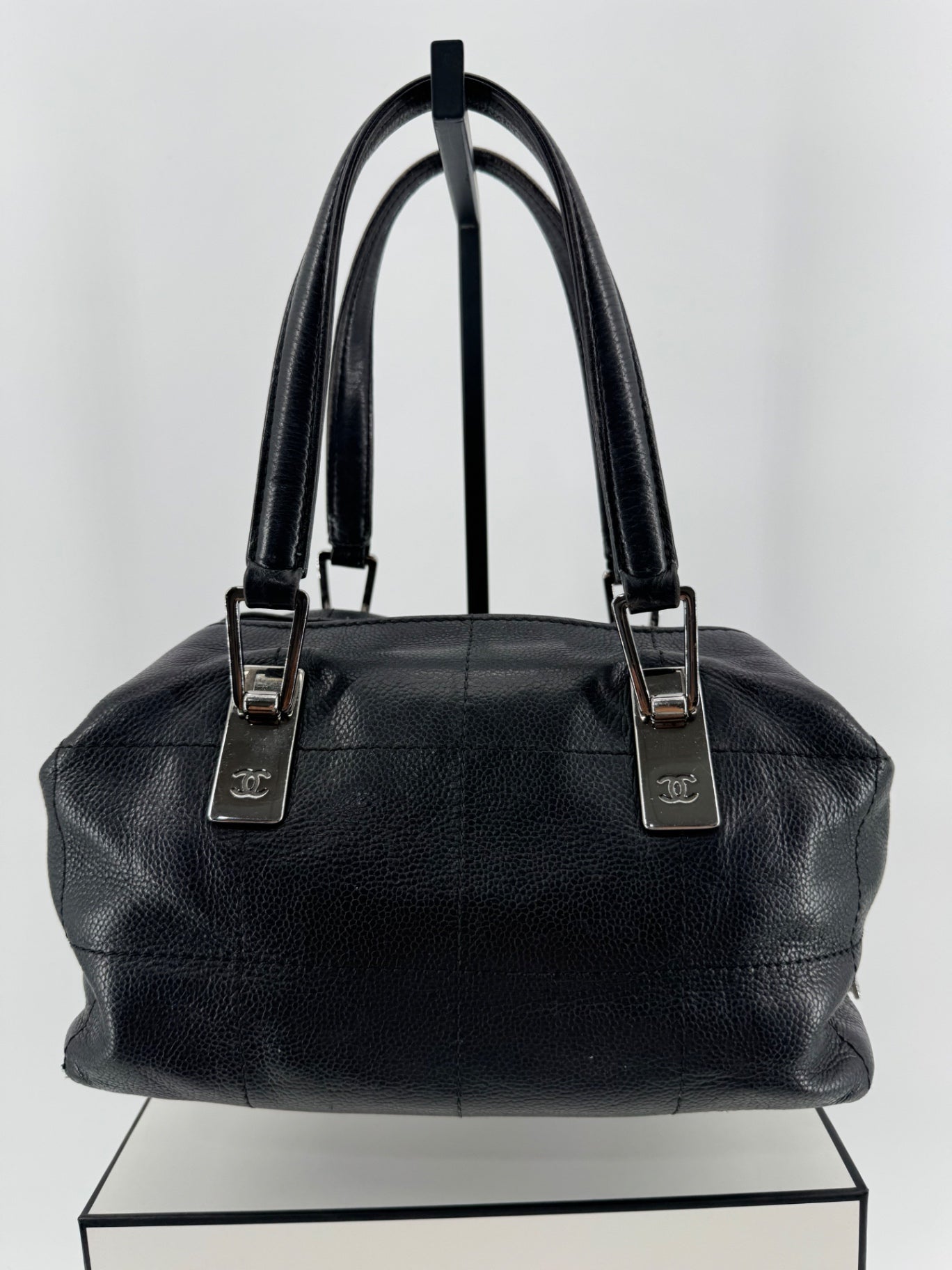 Chanel Pebbled Leather Shoulder Bag