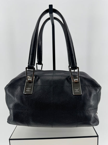 Chanel Pebbled Leather Shoulder Bag