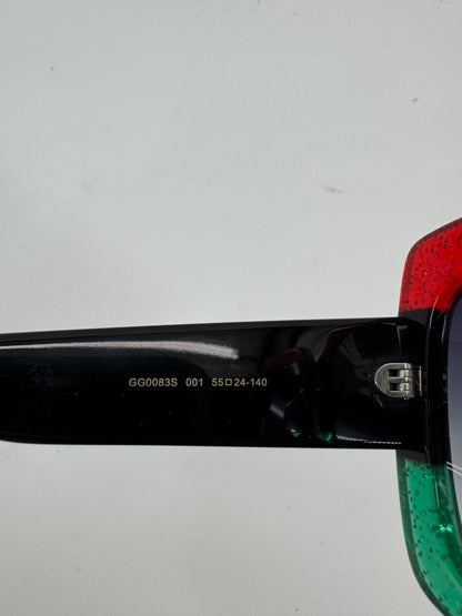 Gucci Glitter Oversized Sunglasses