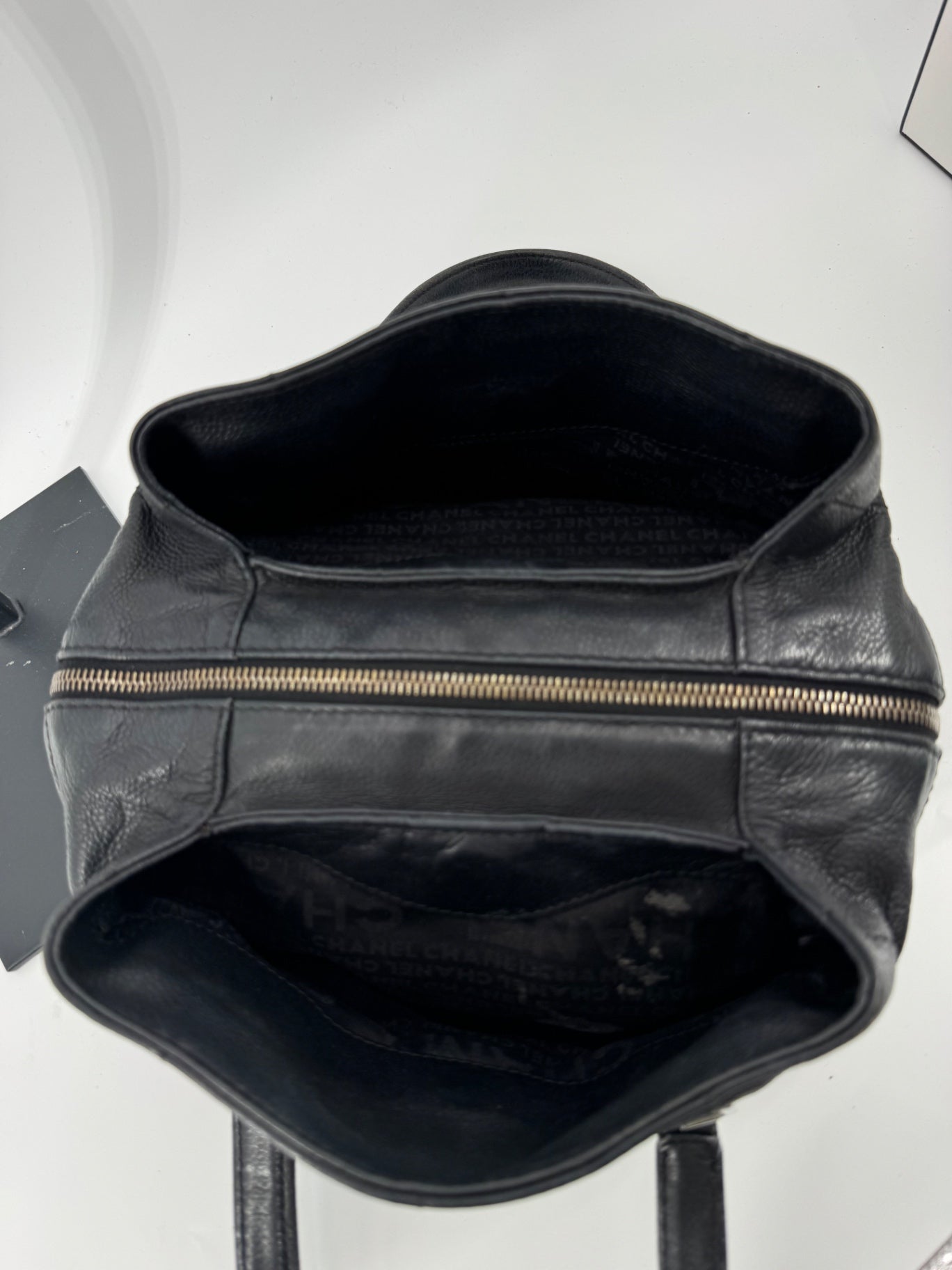 Chanel Pebbled Leather Shoulder Bag