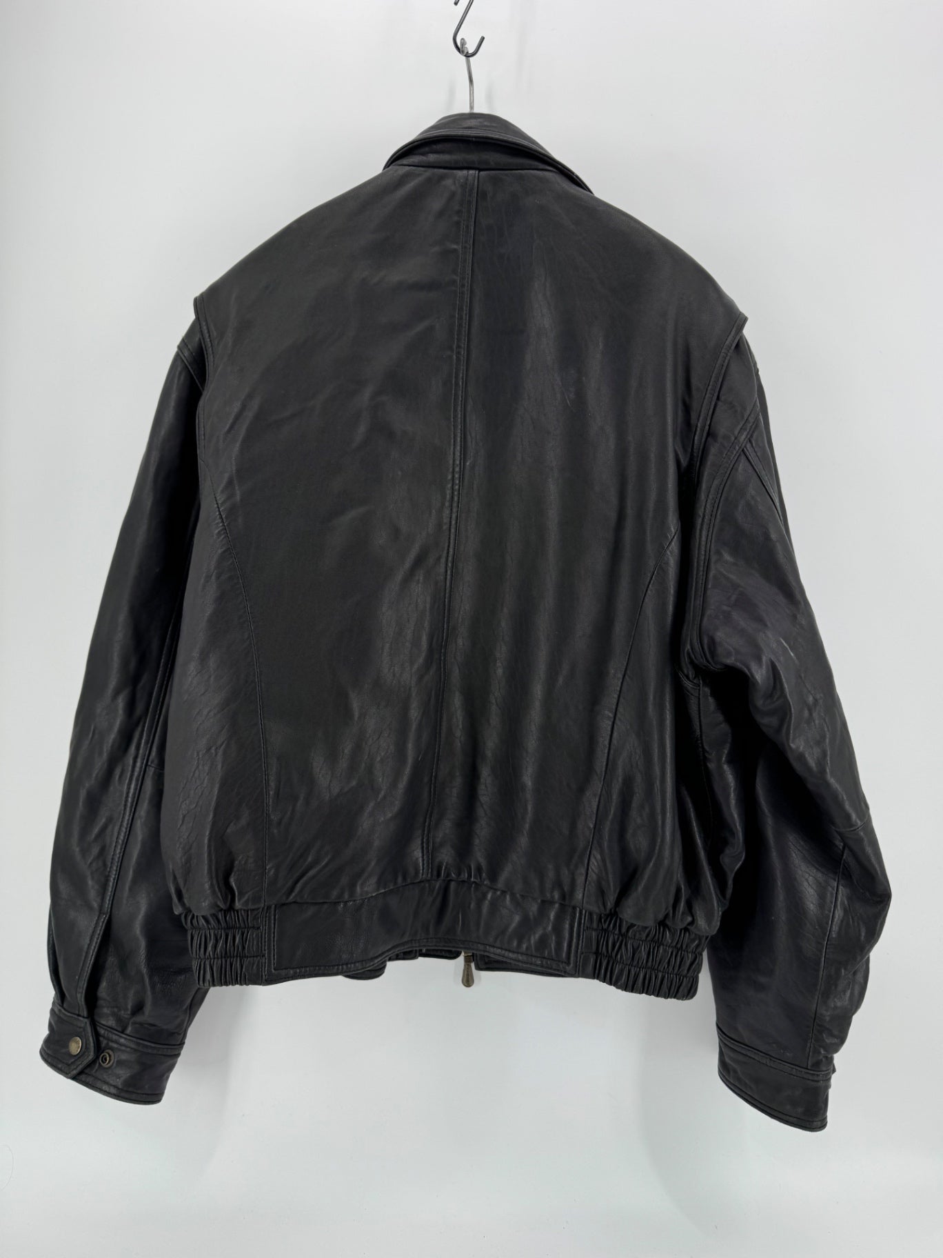 London Fog Black Leather Jacket