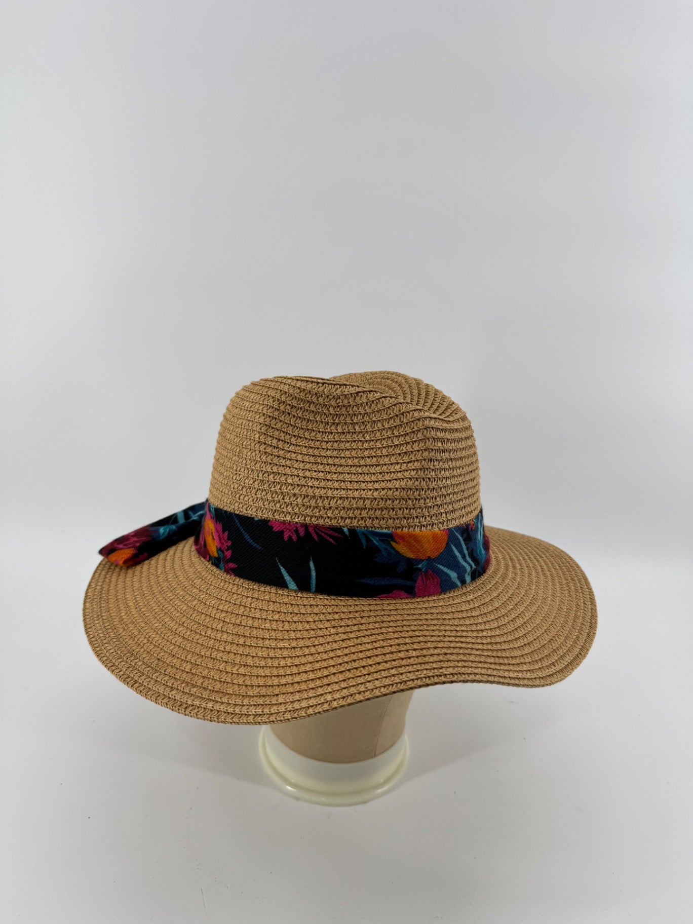 Unbranded Straw Hat with Colorful Tie