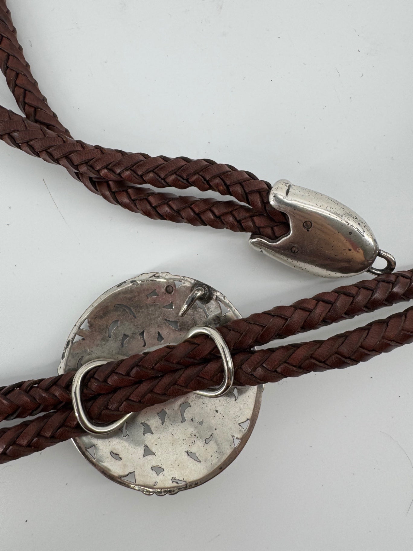Unbranded Rope Belt with Flower Buckle