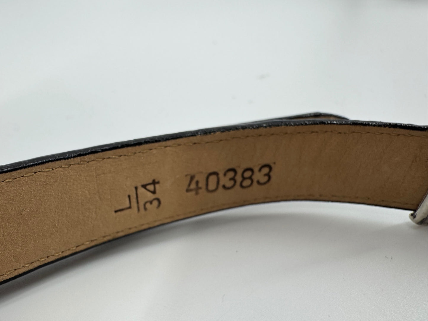 Brighton Black Belt with Silver Decor