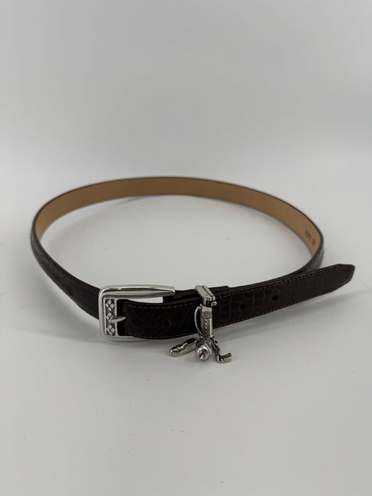 Brighton Leather Belt with Charms