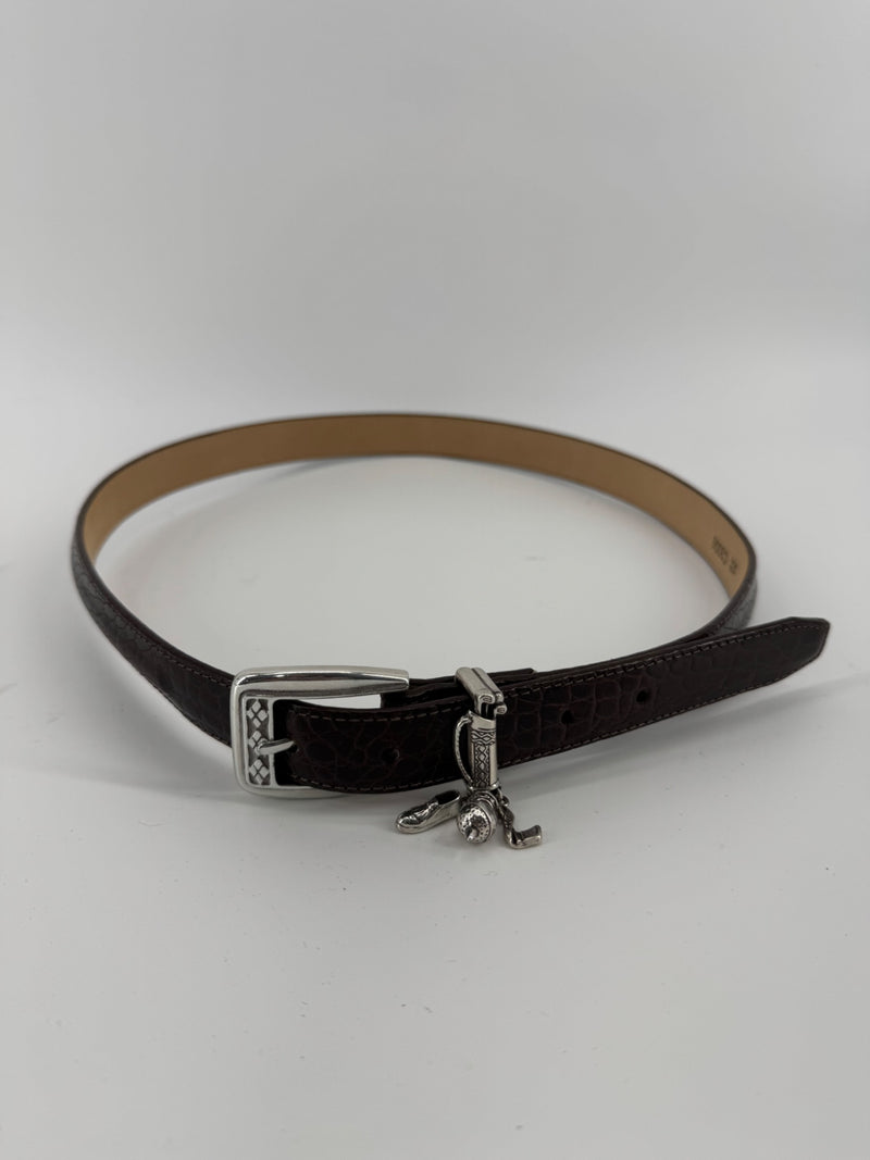 Brighton Leather Belt with Charms