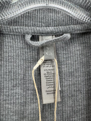 SKIMS Gray Button Up Pajama Shirt