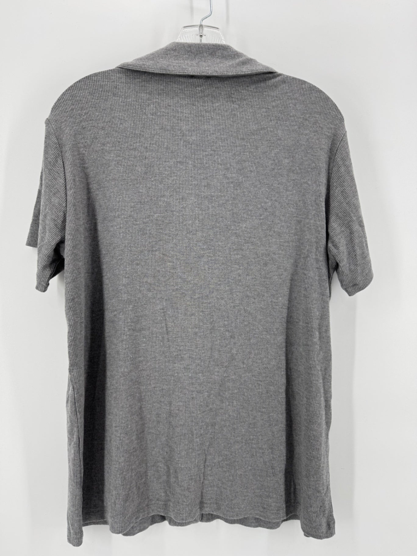 SKIMS Gray Button Up Pajama Shirt