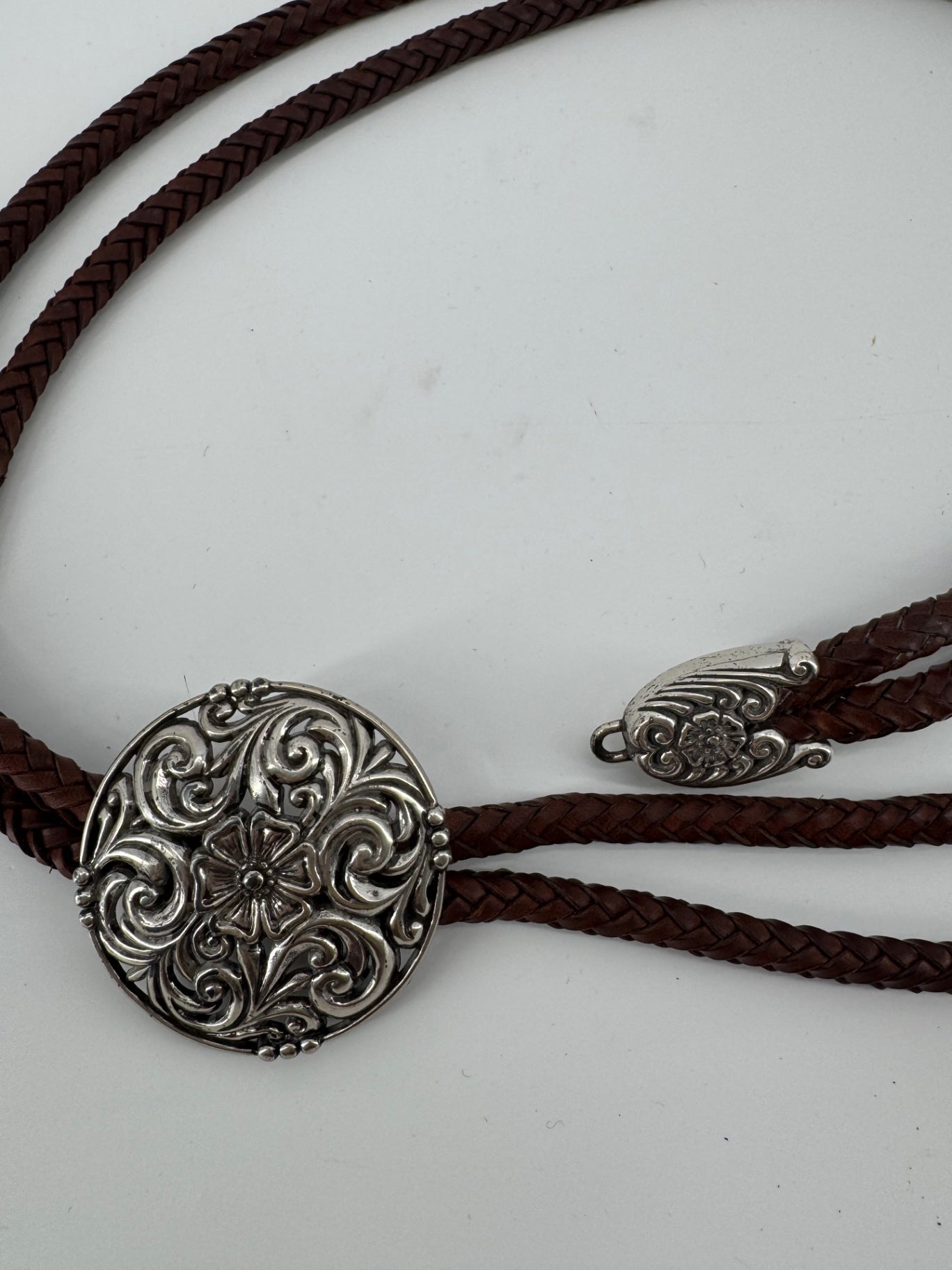 Unbranded Rope Belt with Flower Buckle
