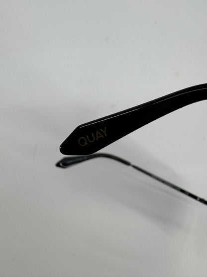 Quay Black Studded Sunglasses
