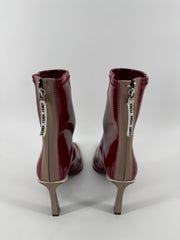 Fendi Red Patent Sock Boots
