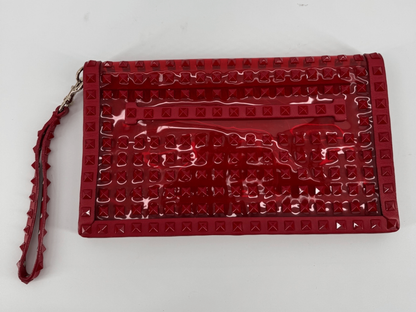 Valentino Garavani Rockstud Patent Wristlet