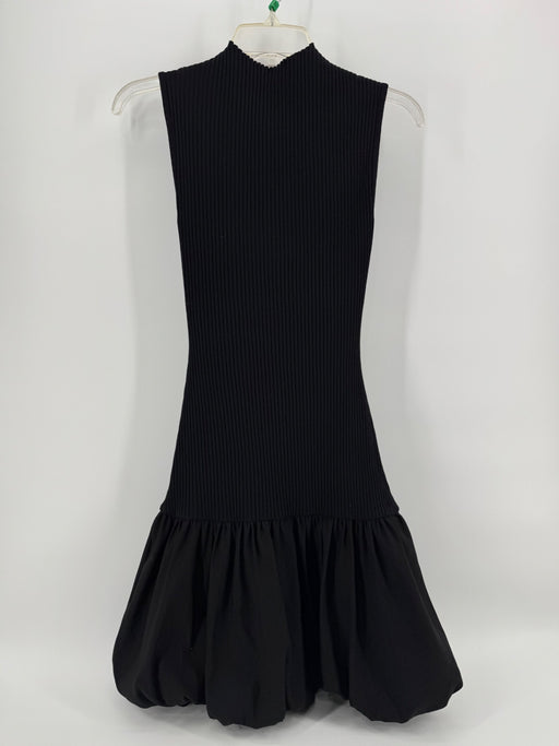 Zara Black Puff Skirt Dress