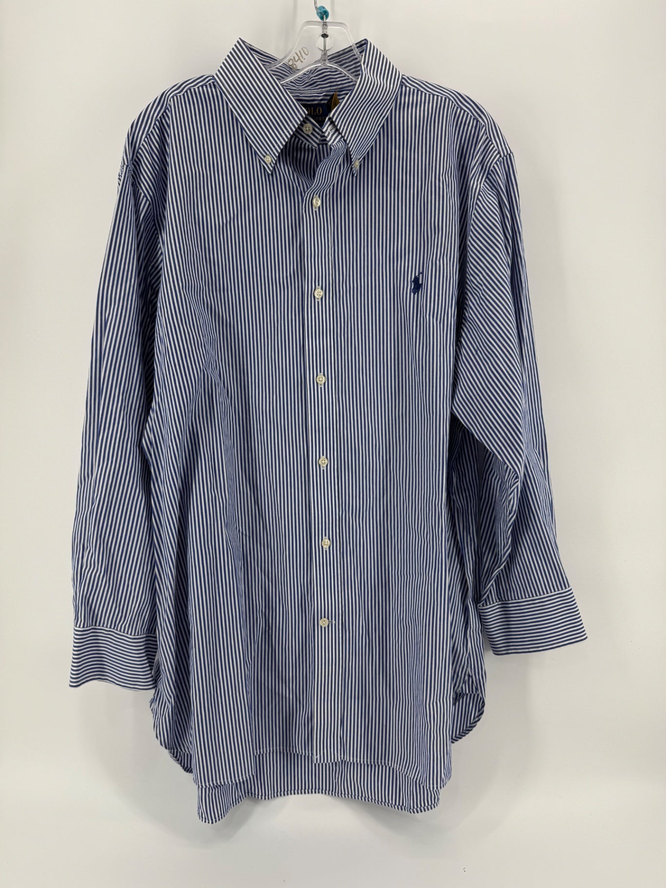 Polo Ralph Lauren Blue Striped Button Up