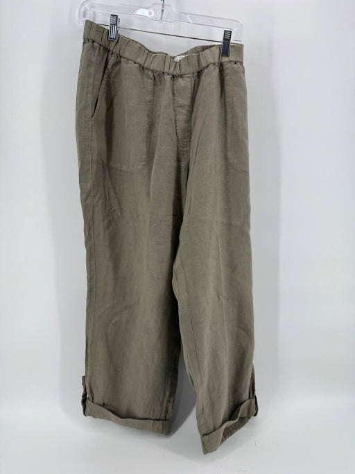 pure jill Olive Linen Pants