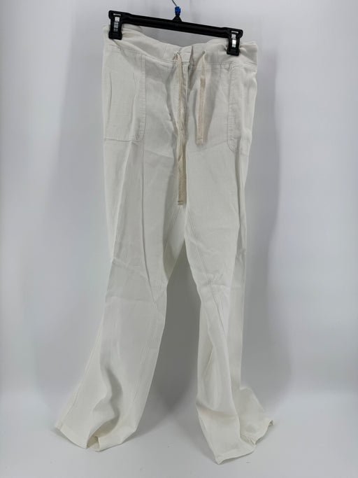 Lou & Grey White Linen Pants