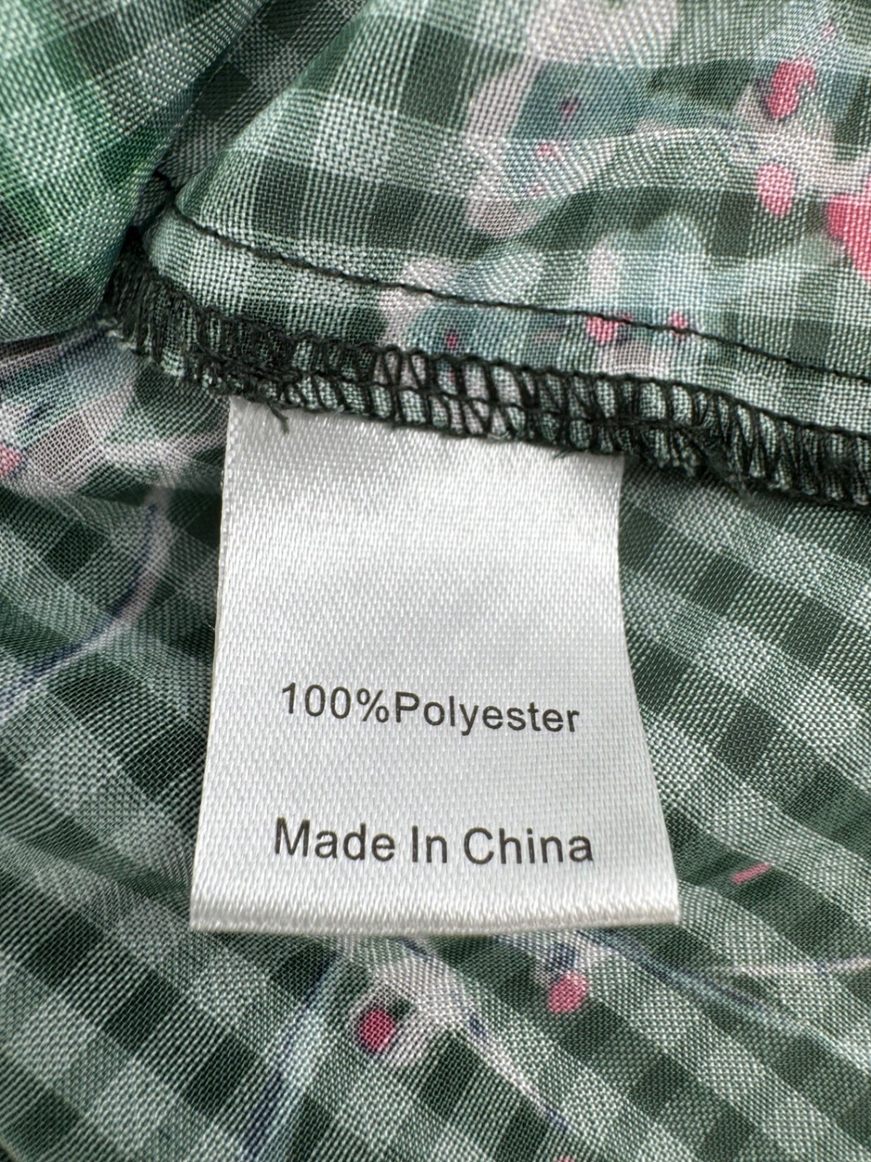 Tuckernuck Green Layered Floral Top