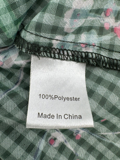 Tuckernuck Green Layered Floral Top