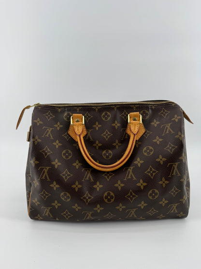 Louis Vuitton Speedy 30 Monogram Canvas Handbag