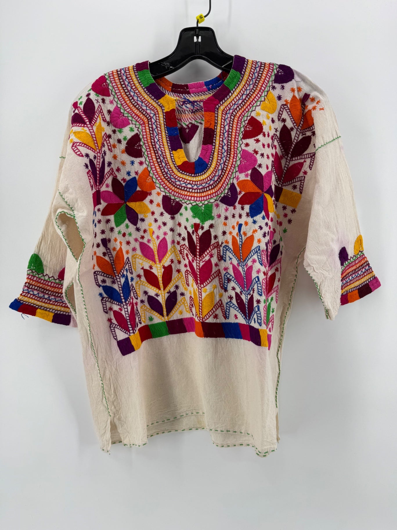Unbranded Cream Embroidered Top