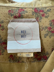 HEI HEI Tan Utility Button Up Jacket S