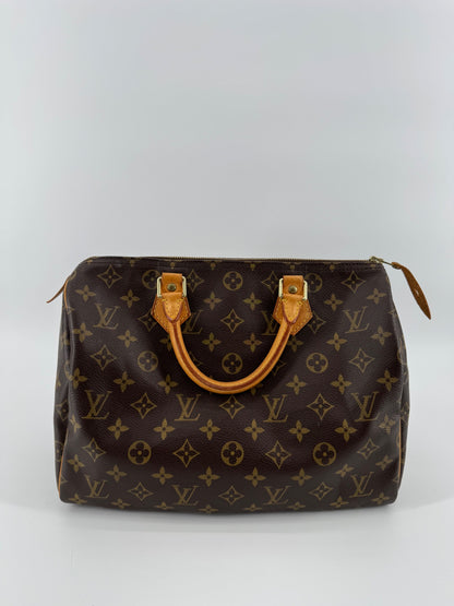 Louis Vuitton Speedy 30 Monogram Canvas Handbag