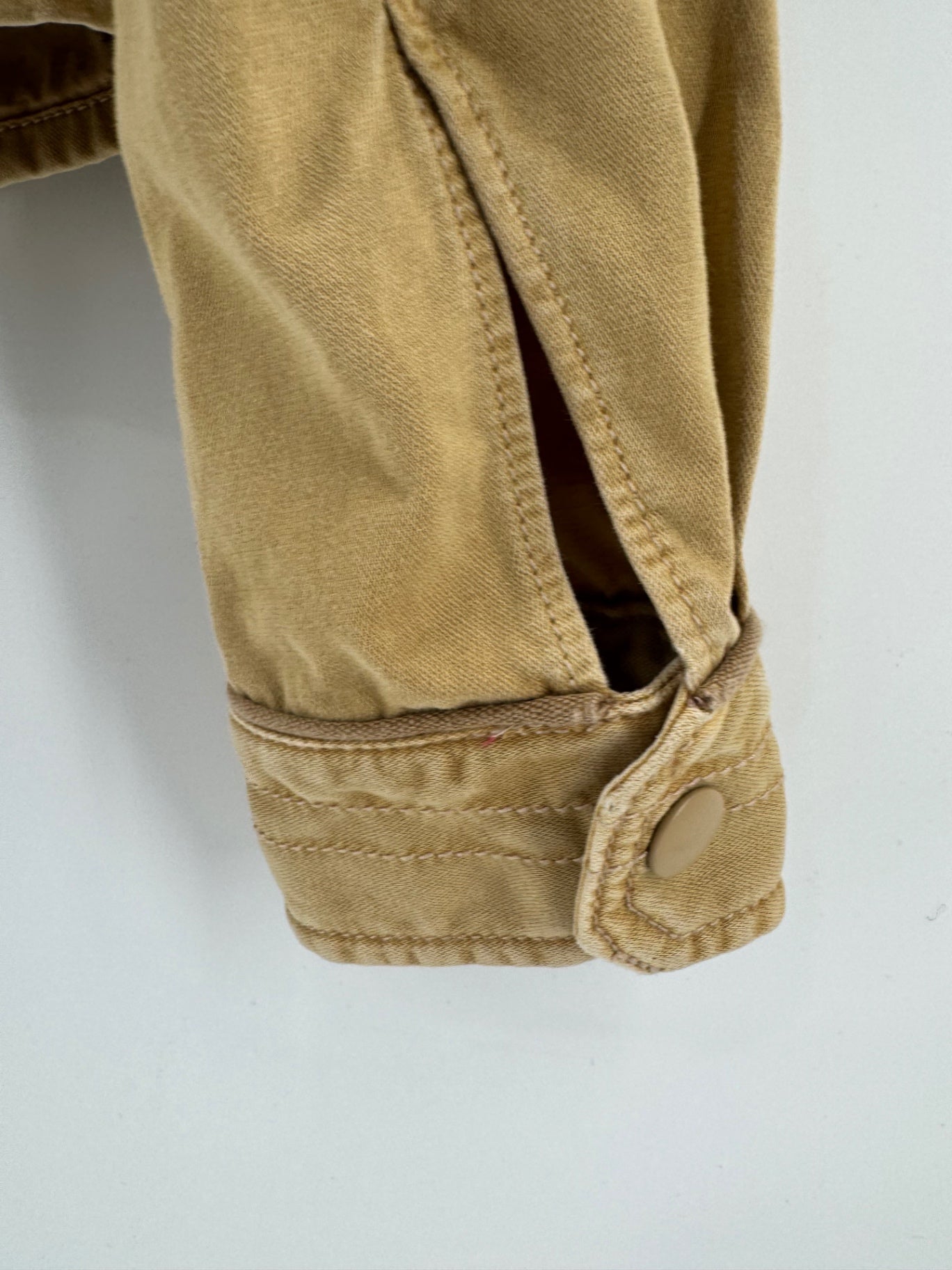 HEI HEI Tan Utility Button Up Jacket S