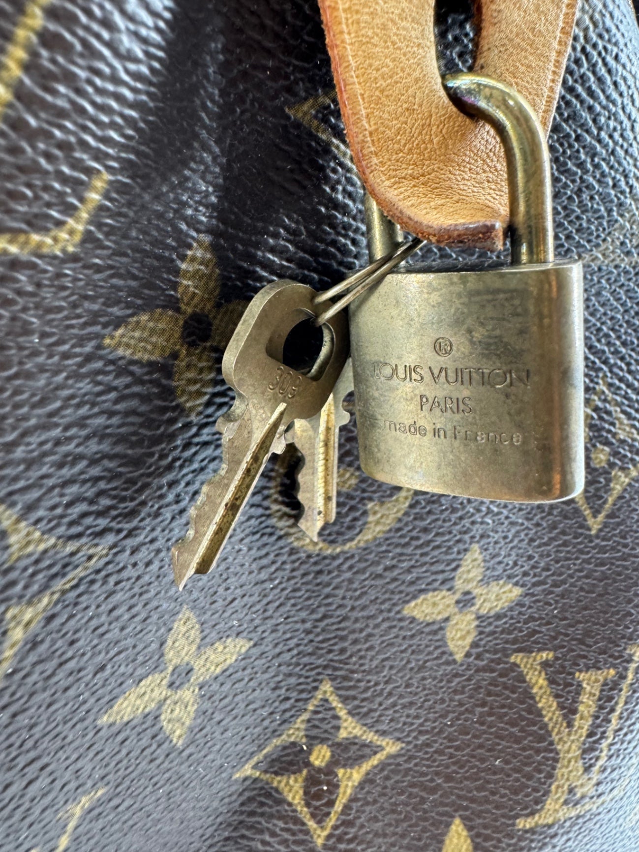 Louis Vuitton Speedy 30 Monogram Canvas Handbag