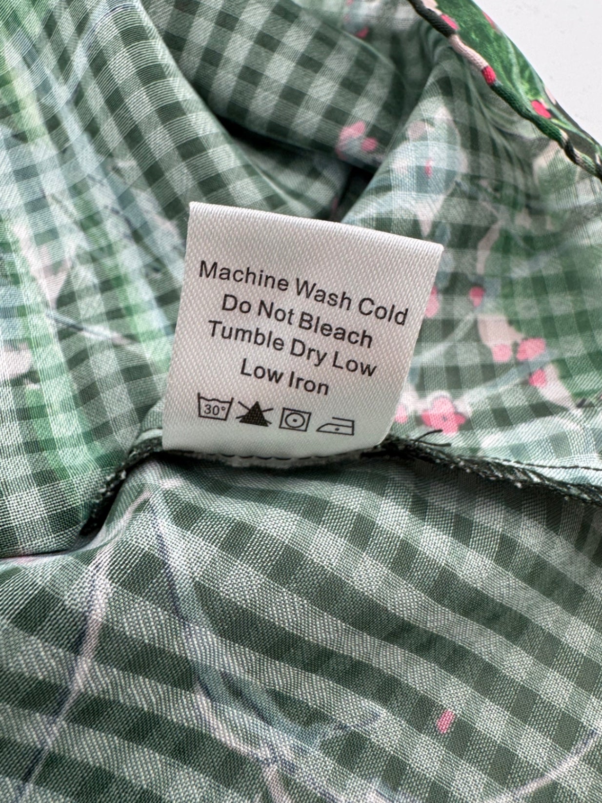 Tuckernuck Green Layered Floral Top