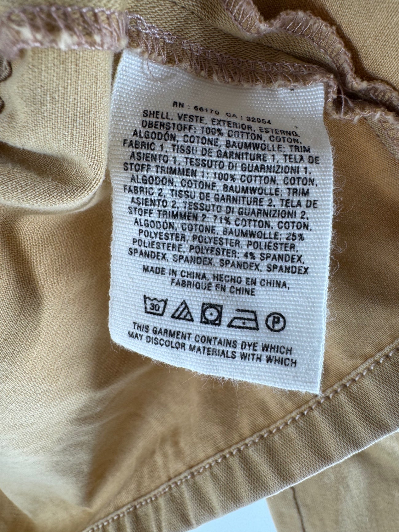 HEI HEI Tan Utility Button Up Jacket S