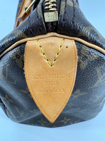 Louis Vuitton Speedy 30 Monogram Canvas Handbag